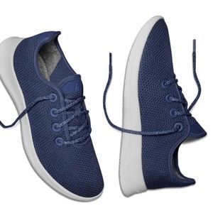 Allbirds Tree Runner Blue Running Sneakers Shoes Mens Sz 9